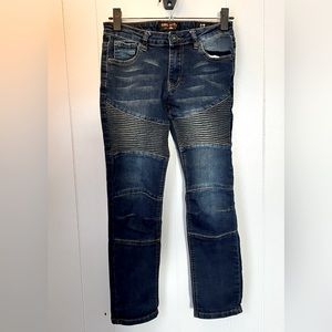 RING OF FIRE Slim Stretch Motorcycle Jeans